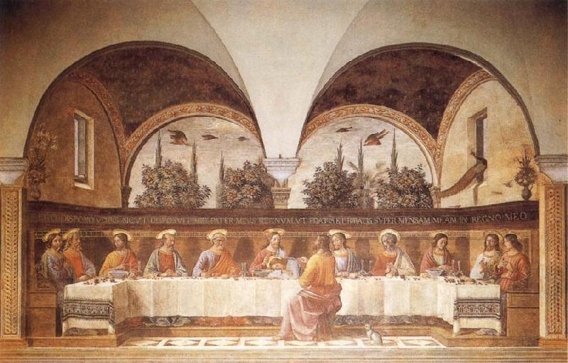 GHIRLANDAIO, Domenico Last Supper Sweden oil painting art